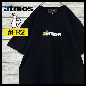 914【超人気コラボ】FR2×atmo☆ 美品　希少　でかロゴ Tシャツ カットソー ブラック