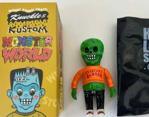 新品 headlockstudio ヘッドロックスタジオ ナックル KUSTOM MONSTER WORLD モンスターワールド★