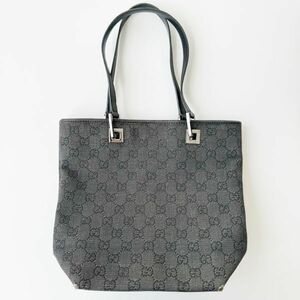 ◆ グッチ GUCCI GGキャンバス トートバッグ 31244 ハンドバッグ GG柄 ブラック キャンバス レザー レディース メンズ かばん