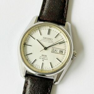 稼動品 ◆ キングセイコー ハイビート SEIKO KS HI-BEAT クロノメーター メダリオン 自動巻 腕時計 5626-7040 メンズ ウォッチ デイデイト