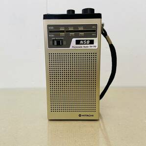 HITACHI TH-710 ポケットラジオ  i16580  受信◯ 60サイズ発送 の画像2