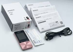 ◆◇外観極美品　バッテリー良好！　SONY WALKMAN NW-S315 16GB Bluetooth対応 ピンク系◇◆