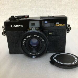 【59】★現状品★カメラ キャノン Canon A35 Datelux コンパクトフィルムカメラ レンズ CANON LENS 40mm 1:2.8の画像1