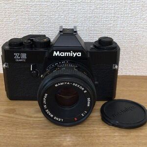 【64】★現状品★カメラ Mamiya ZE QUARTZ フィルムカメラ レンズ MAMIYA-SEKOR E 50mm 1:2 