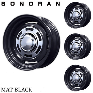 Motor Farm (モーターファーム) SONORAN (ソノーラ) 16x6.0J 5H/139.7　-5 マットブラック ４本セット