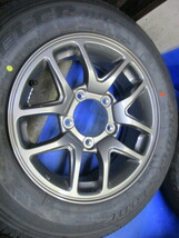 納車外し JB64ジムニー純正アルミホイール BRIDGESTONE DUELER H/L853 175/80R16×5.5J +22 5H PCD139.7 ４本セット_画像6