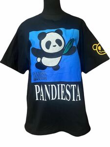 パンディエスタ　PANDIESTAJAPAN 刺繍Tシャツ ブラック　サイズM