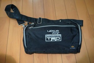 非売品 希少 TRD x LEXUS Racing コラボ ショルダーバッグ 中古