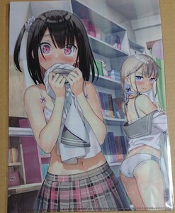 オリジナル クリアファイル 美少女 しずく いちか シタギシスター ５年目の放課後 カントク 限定