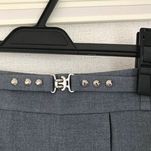 Laula ラウラ ミニスカート スカート プリーツ 未使用 美品 ジャパンブランド グレーの画像3