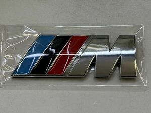 未使用 BMW Mスポーツ ロゴ メタルステッカー クロームメッキ