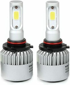 プリウス 30系 ZVW30 led ヘッドライト ハイビーム HB3/9005 12v/24v 対応 8000lm 6500k 2個 72W/セット