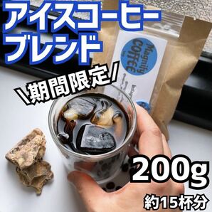 【匿名配送】自家焙煎コーヒー豆　アイスコーヒーブレンド　約15杯分(珈琲豆or粉)