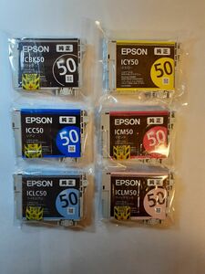 新品【未使用開封済】エプソン EPSON 純正インク IC6CL50