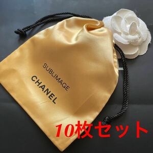 CHANEL 巾着ポーチ　サブリマージュ巾着