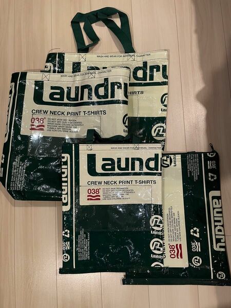 Laundry PPバッグ　大2袋　小2袋　セット