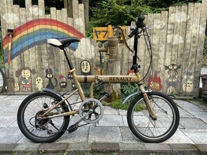 [1191][ not yet maintenance *.. did ][ folding bicycle ] Renault RENAULT pick up * pickup possible | shipping possible 