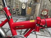 【814】折り畳み自転車　AERO　BICYCLE　CoCa-Cola 整備済（※防犯登録料金込の商品です）引取可・発送可_画像8