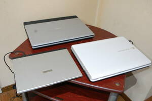 ●TOSHIBA Dynabook ss 2000 DS80P/2　● Dynabook TX/66G 型番: PATX66GLP ●SOTEC WinBook WE 3台セット　ジャンクで