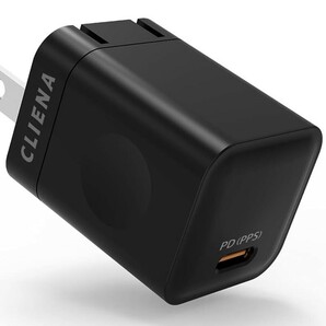 新品　CLIENA 急速充電器 PD対応 20W 新規格PPS(Programmable Power Supply) 折り畳み式プラグ USB-C ×1ポート