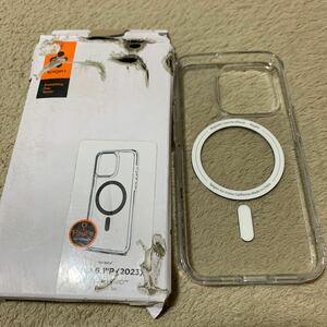 605t0503☆ Spigen iPhone 15 Pro ケース MagSafe クリア 耐衝撃 米軍MIL規格取得 ストラップホール 