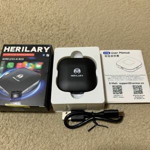 605t3005☆ SENZZ carplay ai box CarPlayワイヤレスアダプター 有線接続のみの純正CarPlayを無線化する最新wirelessアダプター 