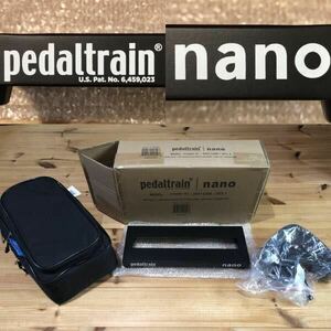 新品 PEDALTRAIN NANO SC ペダルトレイン ナノ 最小 エフェクターボード ギター ベース ソフトケース ミニサイズ すのこ ブラック 未使用品