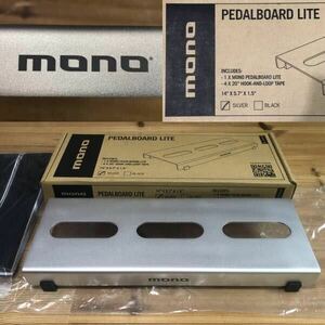 レア MONO Pedalboard Lite モノ ライト エフェクターボード シルバー ミニサイズ 最小 ケース ギター ベース 新品未使用品 バッグ ペダル