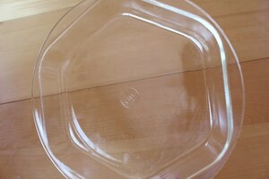 1915年～25年 ▼ オールドパイレックス パイレックス Pyrex クリア ヘキサゴン 六角形 プレート