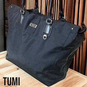 美品　希少　TUMIナイロントートバッグ　A4収納　大容量　ブラック