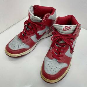 送料無料h35722 NIKE ナイキ DUNK HIGH LE レッド 630335 061 1999 26.0cm