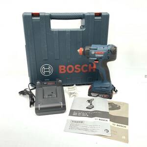 送料無料h57498 Bosch ボッシュ コードレスインパクトドライバー GDX 18V-180 バッテリー ケース付き 電動工具 大工道具 DIY