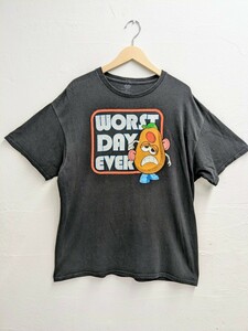 TOY STORY Mr POTATO HEAD WORST DAY EVER PRINT TEE　トイストーリー　ミスターポテトヘッド　ムービー　