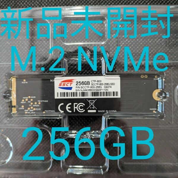 SSCT CTP-800 SCCTP-800 M.2 NVMe SSD 256GB新品未開封