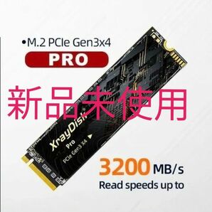 XrayDisk M.2 NVMe PCle Gen34 SSD 512GB PRO新品未使用3200MB/s