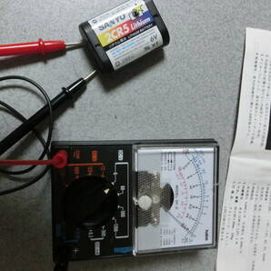 カイセ kaise アナログマルチテスター SK-2 回路計説明書 実働使用品 導通検査 バッテリー性能検査等にご利用下さい の画像5