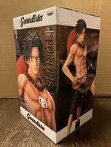 ONE PIECE ワンピース Grandista-THE GRANDLINE MEN-PORTGAS.D.ACE ポートガス・D・エース フィギュア プライズ 新品 未開封_画像2