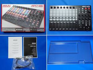 *DECKSAVER attaching *AKAI professional APC40 MK II MK2*Abelton Live Performance Controller*USER GUIDE,USB cable, original box attaching * soft none *