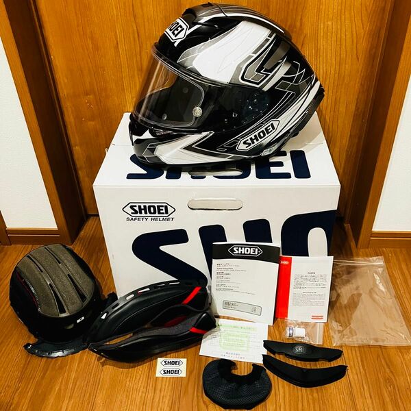 美品 SHOEI X-Fourteen ASSAIL ピンロックシート装着済み　内外装綺麗