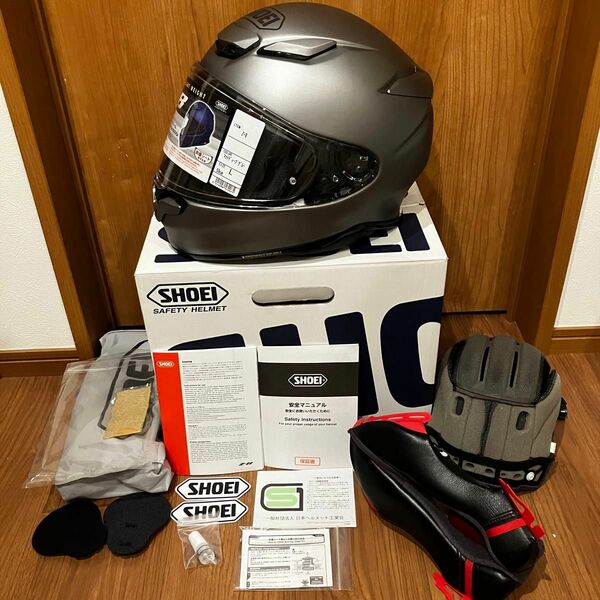 美品 SHOEI Z-8 マットディープグレー Lサイズ