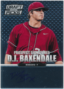 ☆ D.J. Baxendale MLB 2013 Panini Prizm Draft Picks Prospect Signature Auto 直筆サイン オート 