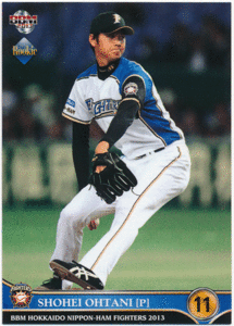 BBM 2013 北海道日本ハムファイターズ 大谷翔平 RC Rookie Card F02a 投手板 ピッチャー ルーキーカード Shohei Ohtani