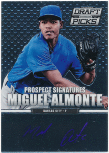 ☆ Miguel Almonte MLB 2013 Panini Prizm Draft Picks Prospect Signature Auto 直筆サイン オート ミゲル・アルモンテ