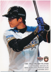 BBM 2013 北海道日本ハムファイターズ 大谷翔平 RC Rookie The Two-Sword Player F92 ルーキーカード Shohei Ohtani