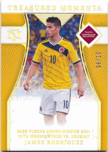 James Rodriguez 2022 Panini National Treasures FIFA Road to World Cup Gold Parallel 10枚限定 ゴールドパラレル ハメス・ロドリゲス
