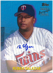 ☆ Ruben Salazar MLB 2000 Topps Signature Auto 直筆サイン オート ルーベン・サラサール