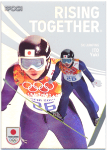 エポック Epoch 2024 Team Japan Winter Olympians 伊藤有希 スキー ジャンプ Rising Together ホログラム版パラレルカード 75枚限定 