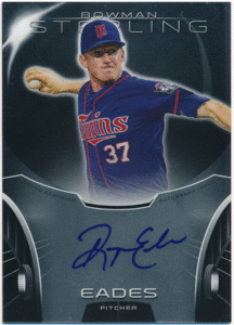 ☆ Ryan Eades MLB 2013 Bowman Sterling Prospect Signature Auto 直筆サイン プロスペクトオート ライアン