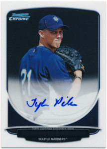 ☆ Tyler Pike MLB 2013 Bowman Chrome Signature Auto 直筆サイン オート テイラー・パイク