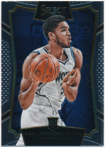 Karl-Anthony Towns NBA 2015-16 Panini Select RC #16 Rookie Card ルーキーカード カール＝アンソニー・タウンズ